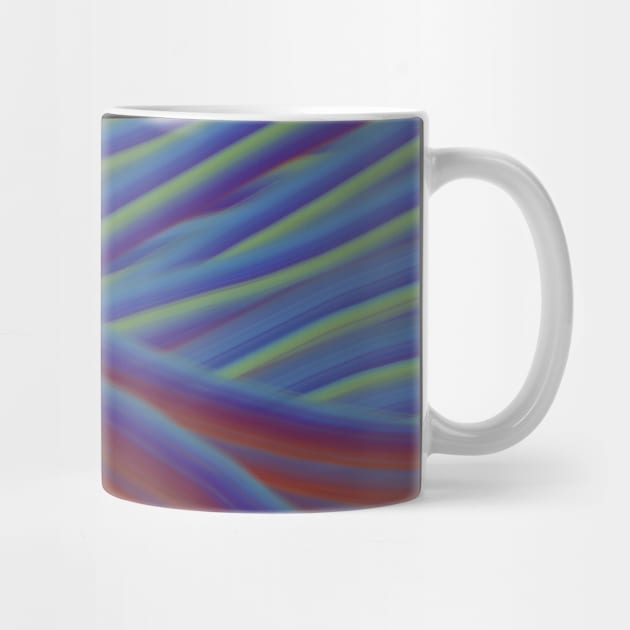 Blue, red, purple, and green abstract hills landscape pattern, made by EndlessEmporium by EndlessEmporium